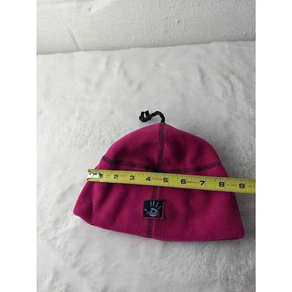 Vintage‎ Y2K Mudd Pink Winter Hat Mitten Scarf Set Fleece One Size Hot Pink